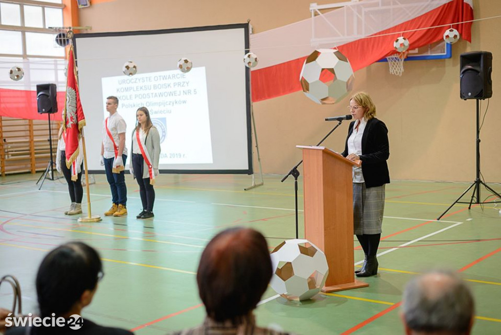 Otwarcie boisk przy SP 5 w Świeciu