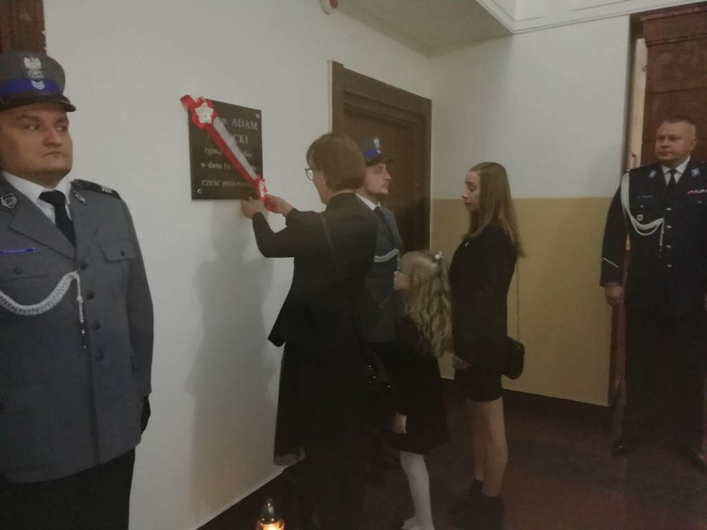 Tragicznie zmarły policjant upamiętniony