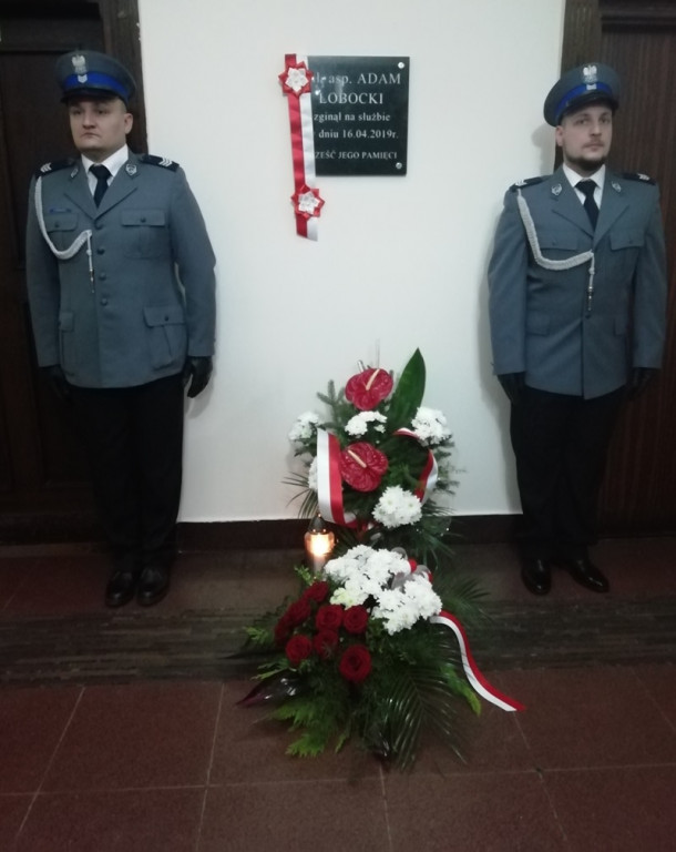 Tragicznie zmarły policjant upamiętniony