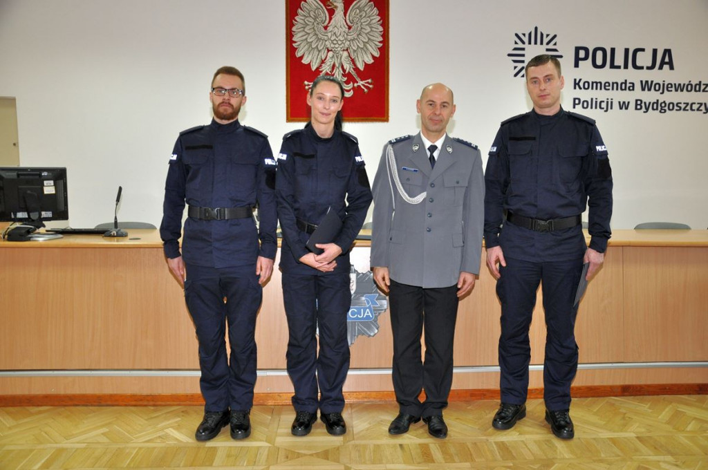 Nowi policjanci KPP w Świeciu
