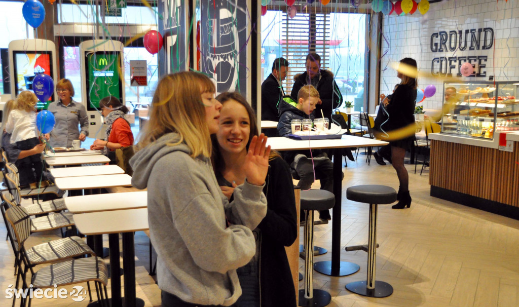 Otwarcie McDonald's w Świeciu