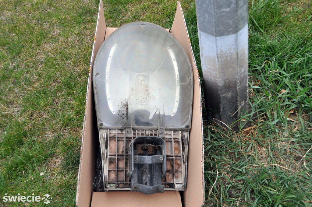 Kolejne ulice Świecia mają nowe lampy