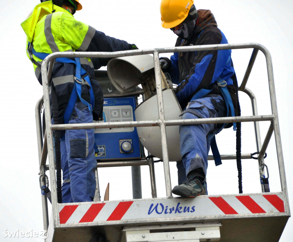 Kolejne ulice Świecia mają nowe lampy