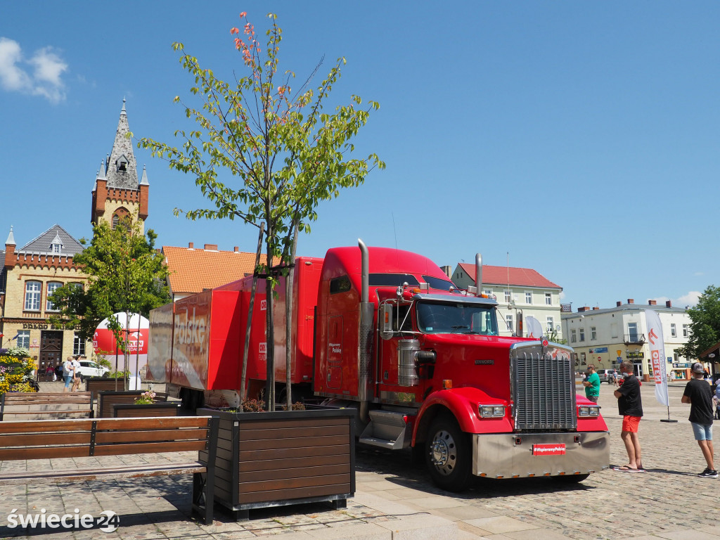 Ciężarówka fundacji Orlen na Dużym Rynku