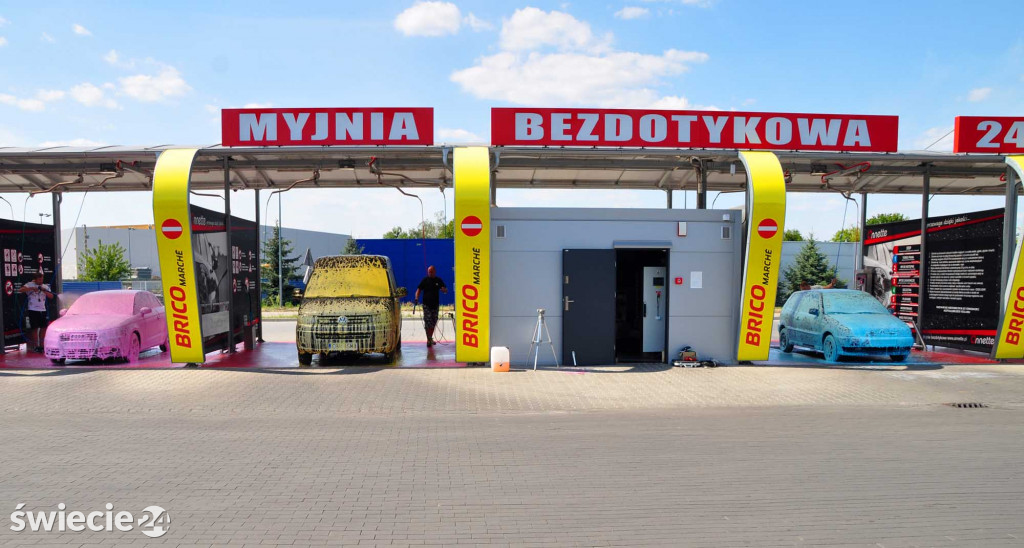 Myjnia Bricomarche po modernizacji