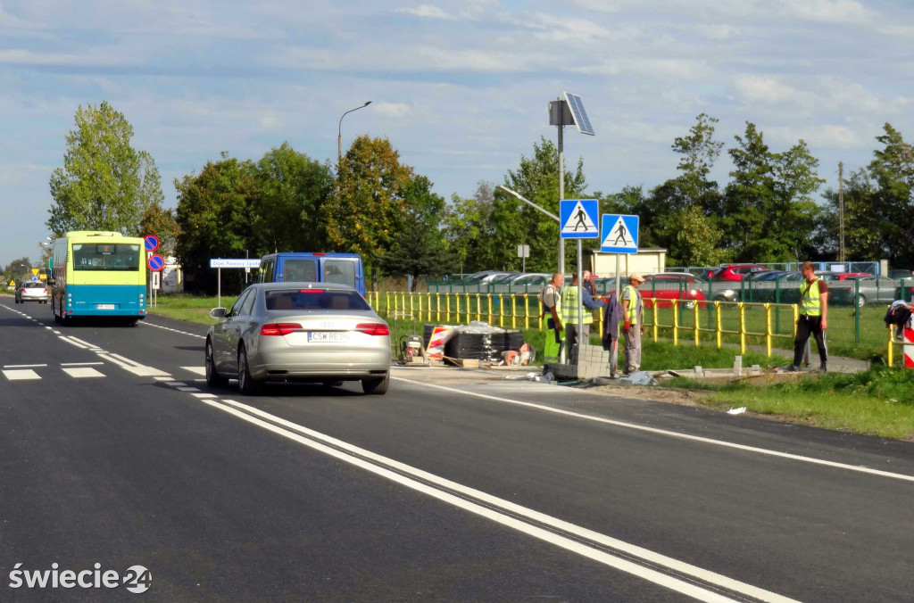 Rondo przy szpitalu prawie gotowe