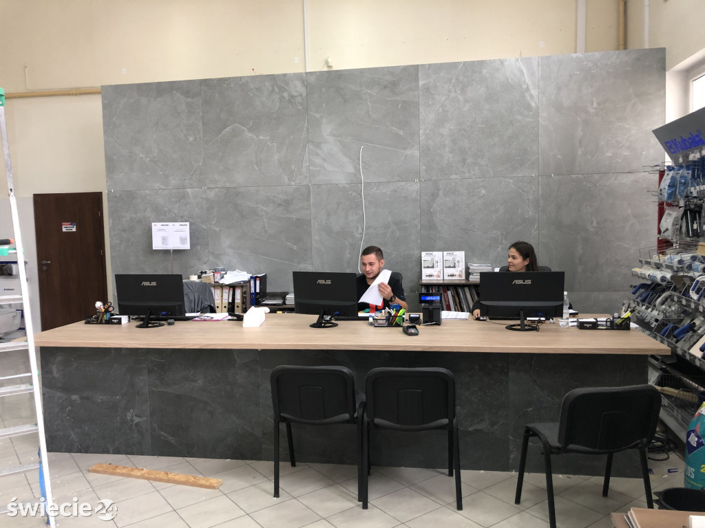Modernizacja salonu łazienek Saturn