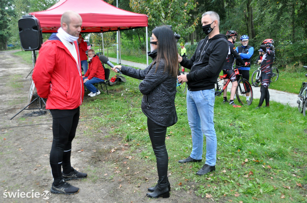 Otwarcie trasy MTB Czarna Woda w Świeciu