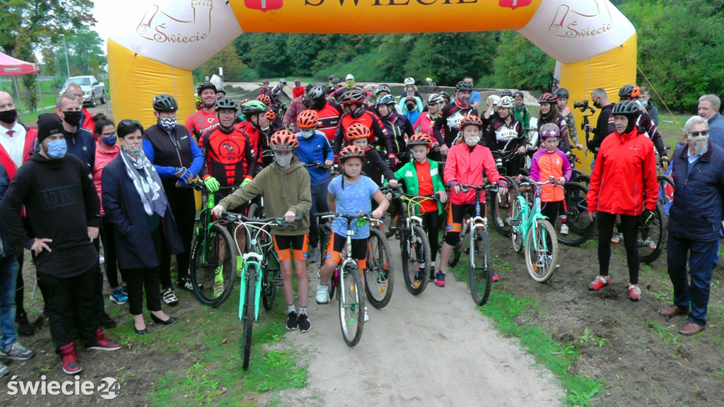 Otwarcie trasy MTB Czarna Woda w Świeciu