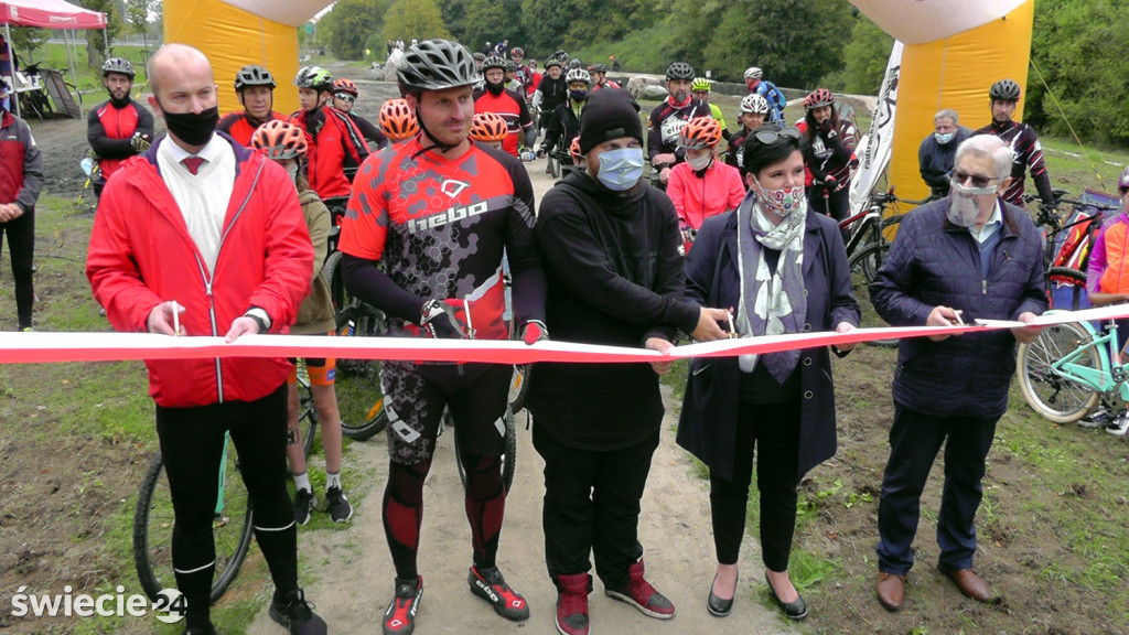 Otwarcie trasy MTB Czarna Woda w Świeciu