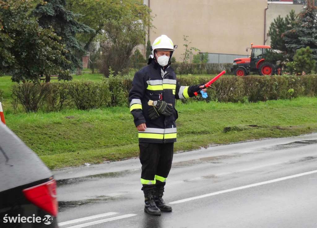Poranna stłuczka w Przechowie