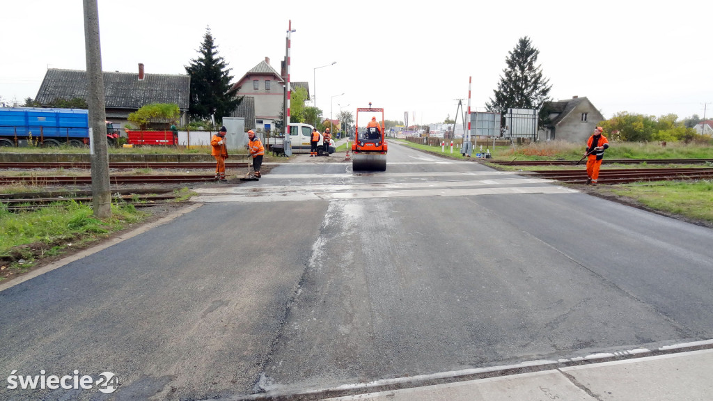 Przejazd na Chełmińskiej nareszcie bez dziur