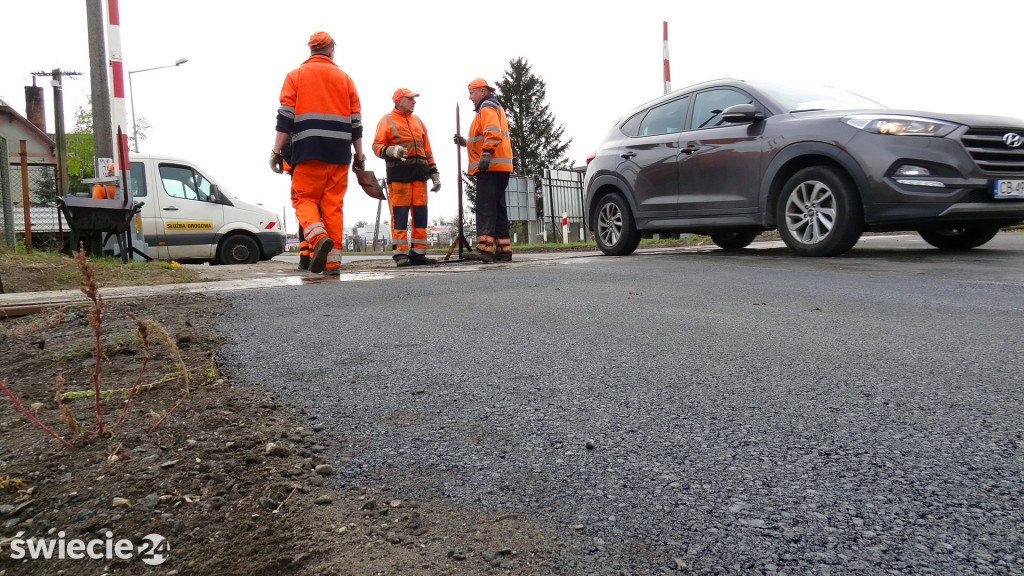 Przejazd na Chełmińskiej nareszcie bez dziur