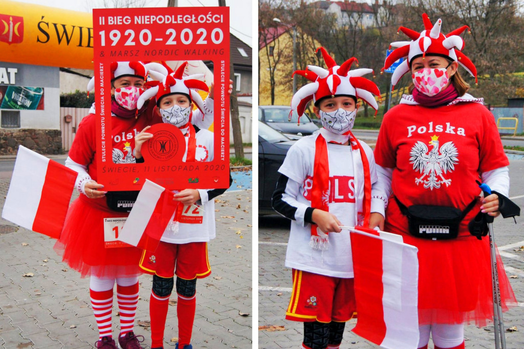 Najpiękniejsze przebrania na Biegu Niepodległości