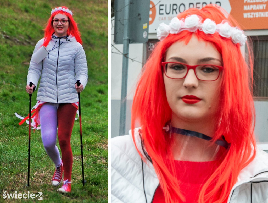 Najpiękniejsze przebrania na Biegu Niepodległości