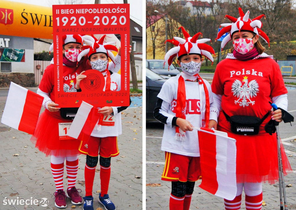 Najpiękniejsze przebrania na Biegu Niepodległości