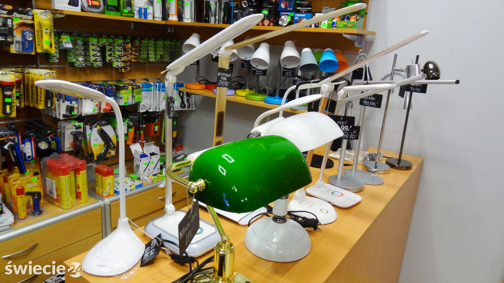 Nowoczesny design lamp w sklepie ART-LED