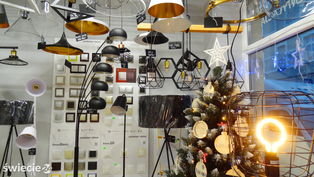 Nowoczesny design lamp w sklepie ART-LED