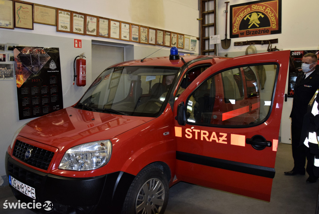 OSP Brzeźno - przekazanie auta