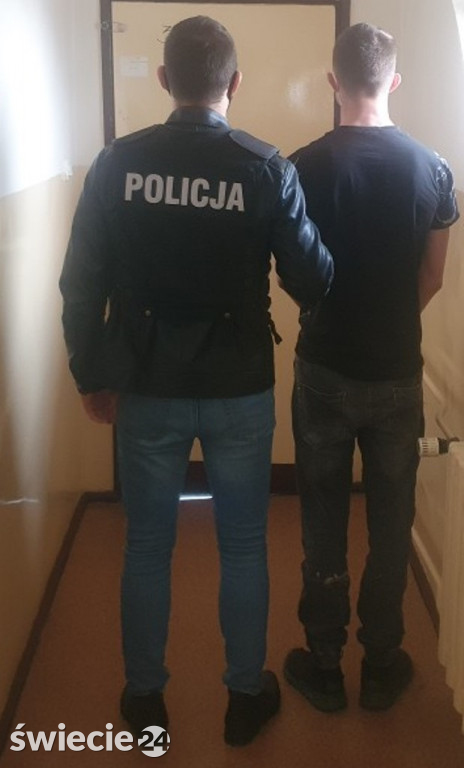 Rajd po Świeciu skradzioną terenówką