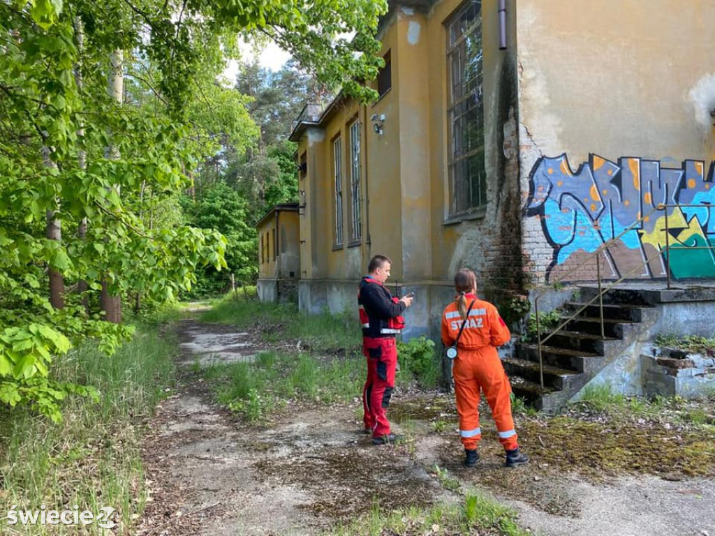 Strażacy z Osia w kanałach szukali zaginionego