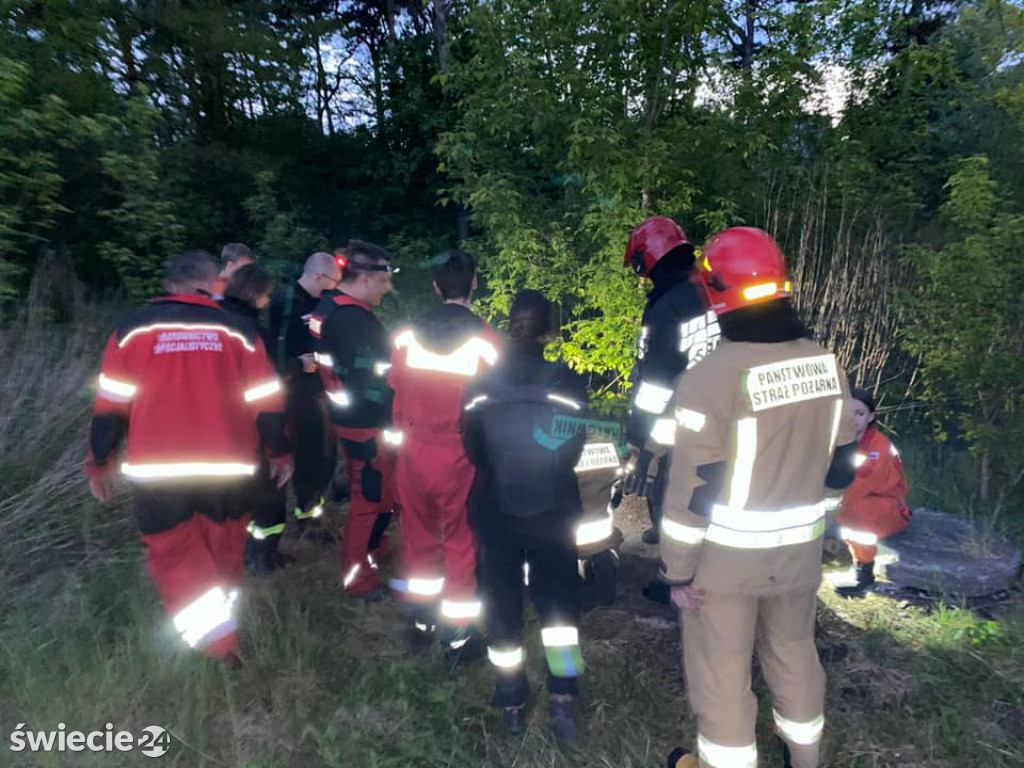 Strażacy z Osia w kanałach szukali zaginionego