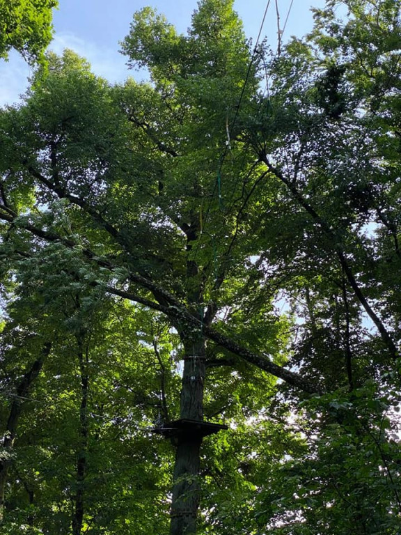 Burza zniszczyła park linowy w Rulewie
