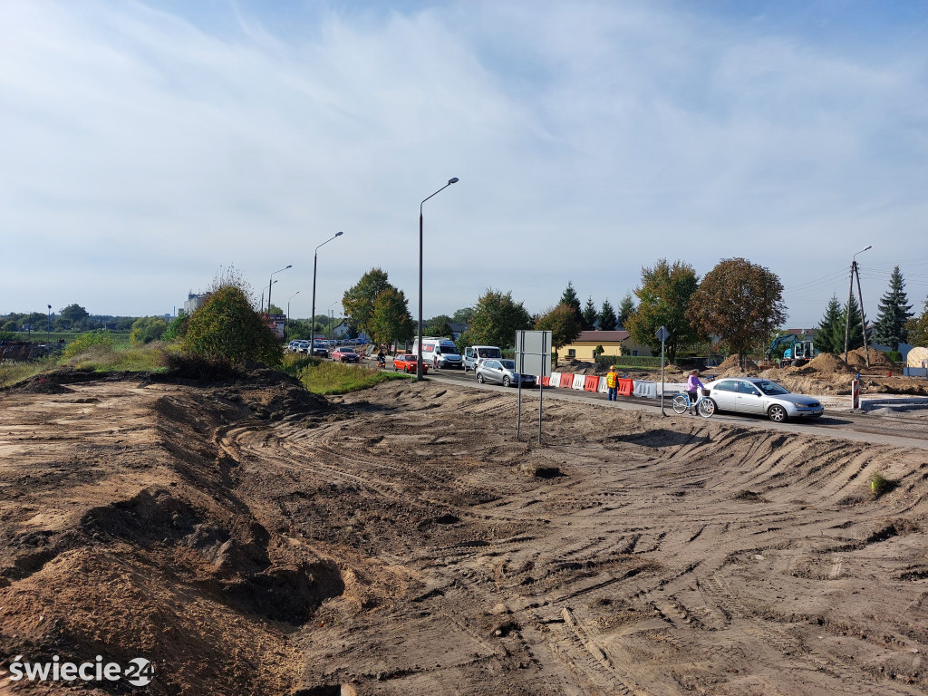 Zamknęli wjazd na Wodną w Świeciu