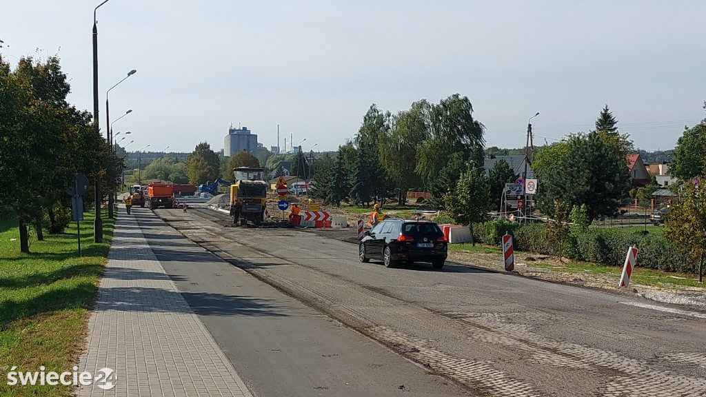 Zamknęli wjazd na Wodną w Świeciu