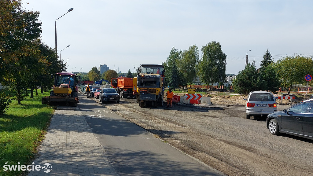 Zamknęli wjazd na Wodną w Świeciu