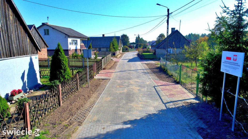 Nowa droga w Branicy II gotowa. Na inwestycję gmina pozyskała dofinansowanie z Rządowego Funduszu Rozwoju Dróg