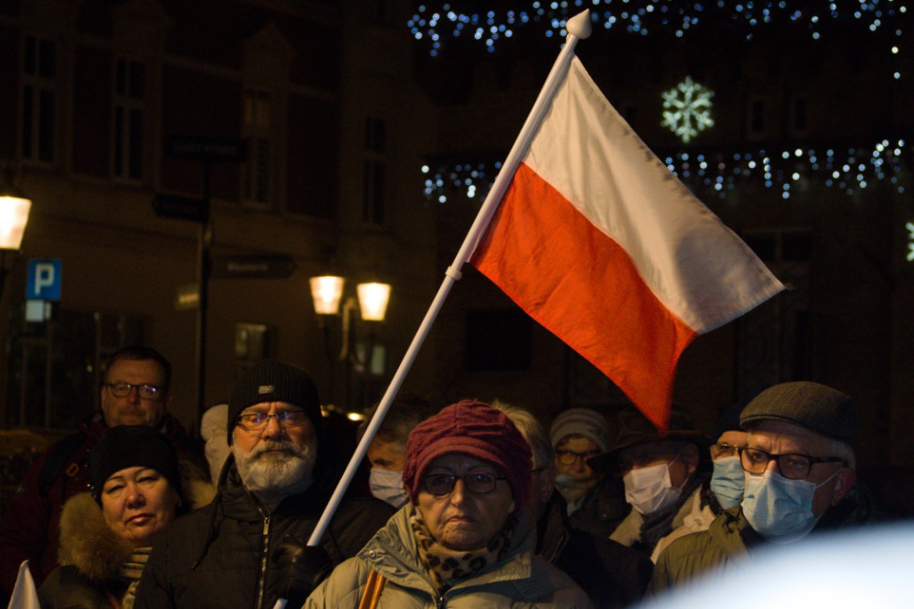 Protest w Świeciu przeciwko 