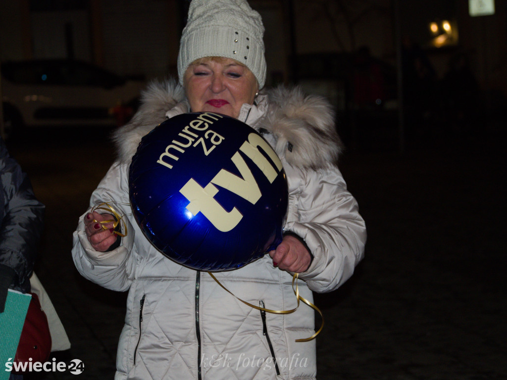 Protest w Świeciu przeciwko 