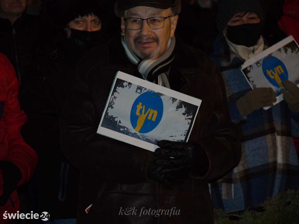 Protest w Świeciu przeciwko 