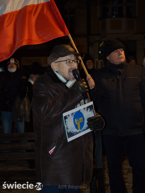 Protest w Świeciu przeciwko 