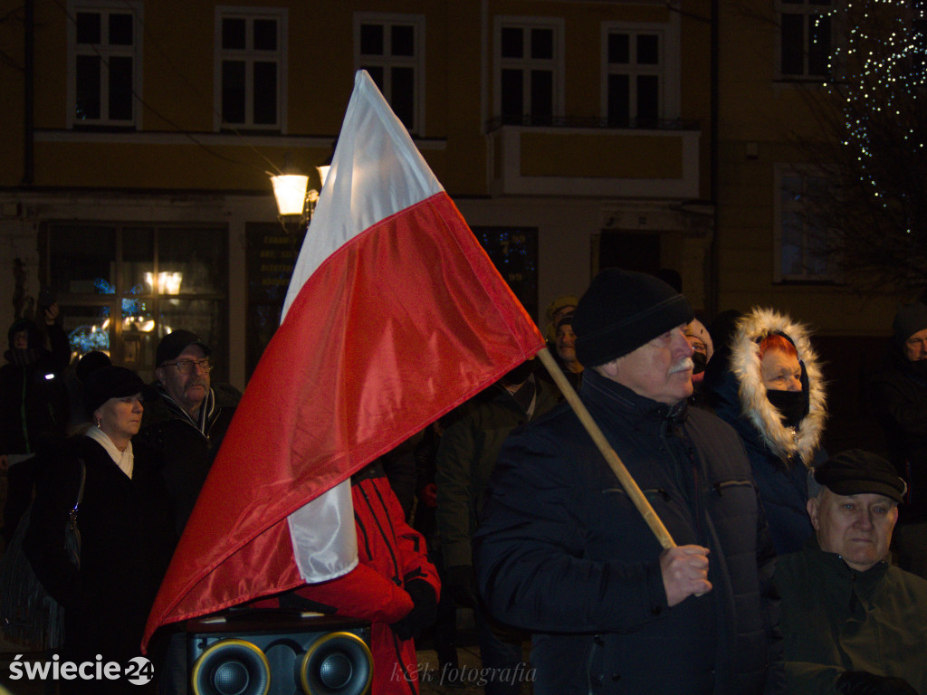 Protest w Świeciu przeciwko 