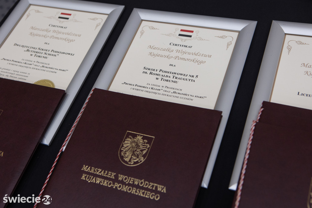 Stypendyści programu Prymusi Pomorza i Kujaw -  spotkanie z marszałkiem