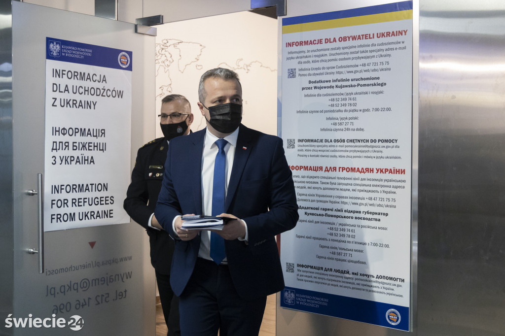 Punkt informacyjny dla obywateli Ukrainy w Bydgoszczy