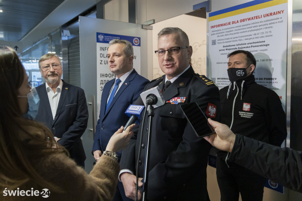 Punkt informacyjny dla obywateli Ukrainy w Bydgoszczy