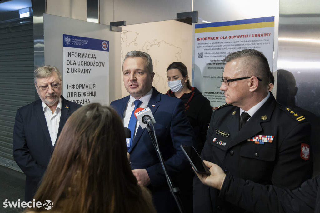 Punkt informacyjny dla obywateli Ukrainy w Bydgoszczy