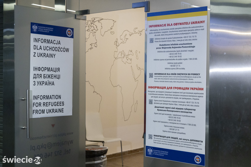 Punkt informacyjny dla obywateli Ukrainy w Bydgoszczy