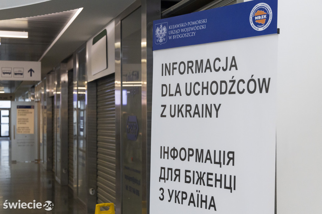 Punkt informacyjny dla obywateli Ukrainy w Bydgoszczy