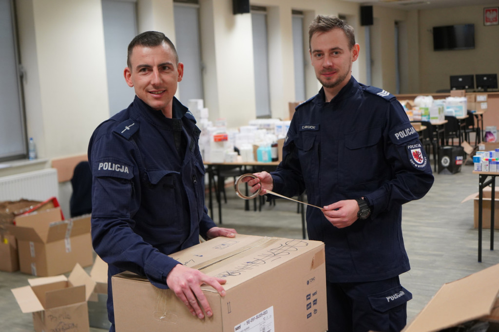 Zbiórka dla policjantów z Ukrainy