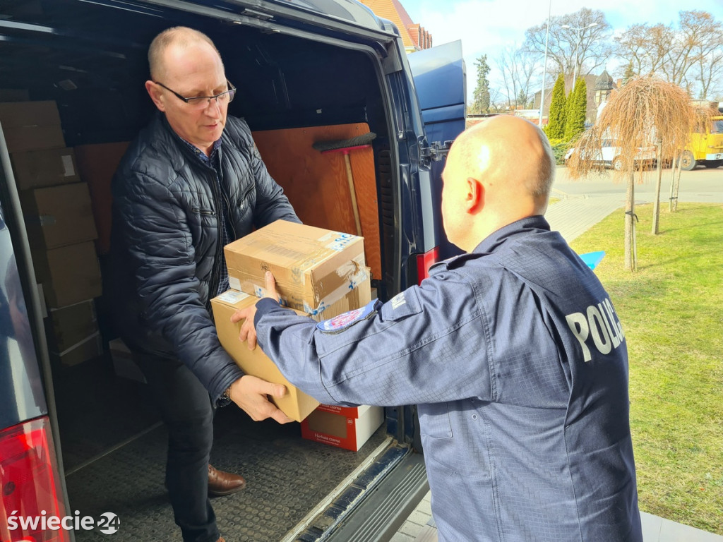 Zbiórka dla policjantów z Ukrainy