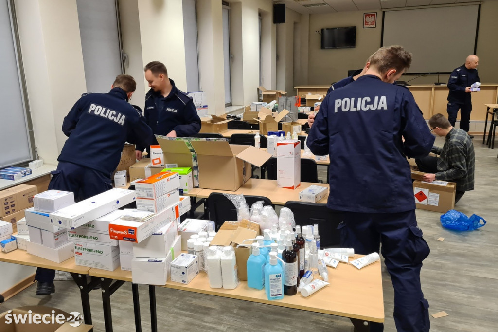 Zbiórka dla policjantów z Ukrainy