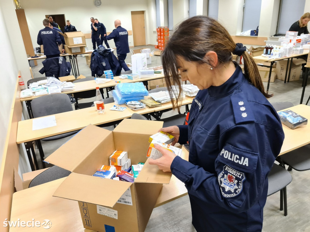 Zbiórka dla policjantów z Ukrainy