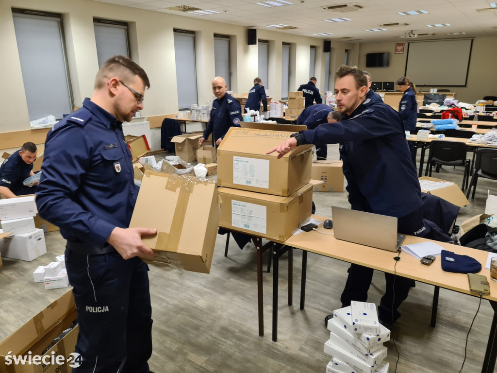 Zbiórka dla policjantów z Ukrainy