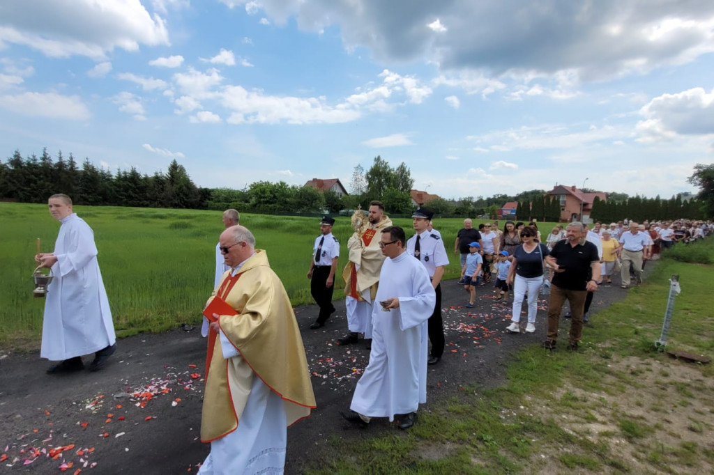 Procesja Bożego Ciała w Przechowie