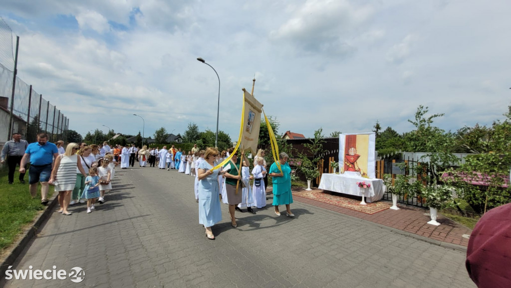 Procesja Bożego Ciała w Przechowie