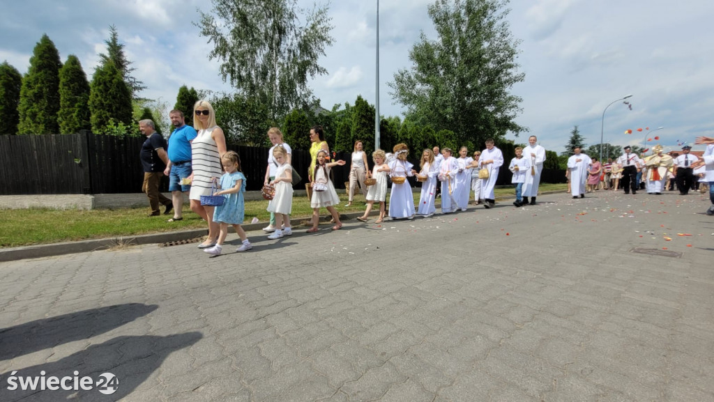 Procesja Bożego Ciała w Przechowie